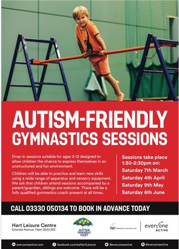  - Autism friendly gymnastic sessions underway!